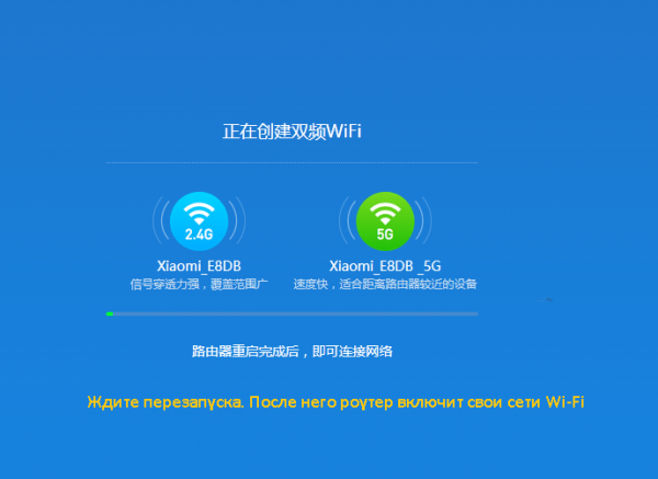 Роутер Xiaomi 3 запускает свои сети Wi-Fi