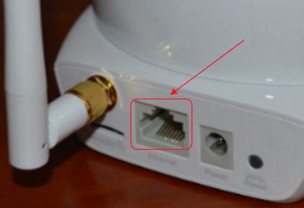 Вид Ethernet-порта