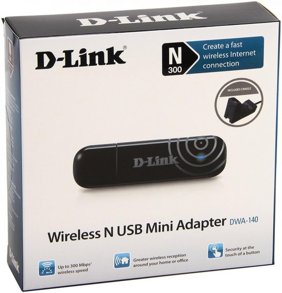 Адаптер D-Link DWA-140 версии 2.0