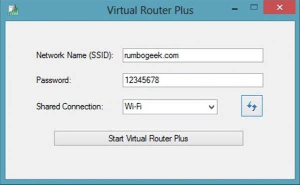 Программа Virtual Router Plus