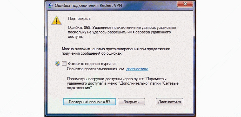Что значит соединение установлено. Ошибка VPN 868. Ошибка подключения. Удаленный доступ ошибка подключений. VPN подключить не удалось.